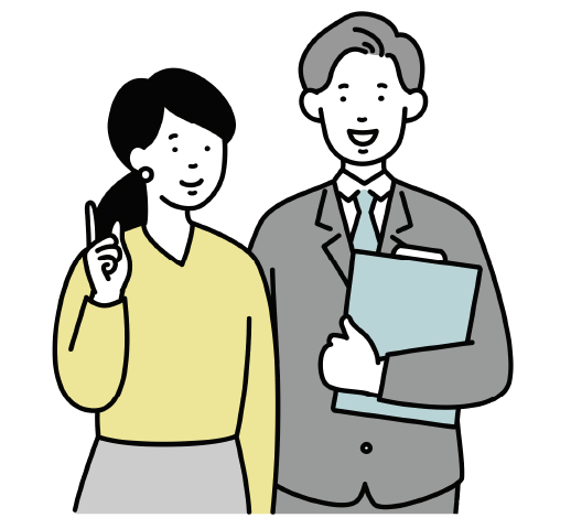 同じ方向を見て考える